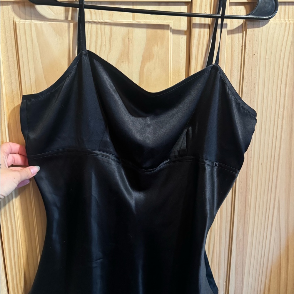 Black Silk top